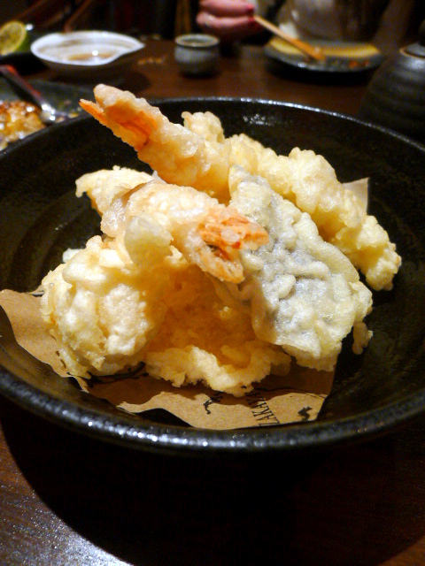 C&R Izakaya - London Food Blog - Ebi tempura