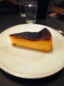 The Laughing Heart - London Food Blog - Basque cheesecake