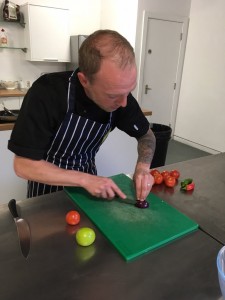 Jenius Social - London Food Blog - Andrew & knife skills