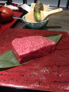 Ginza Onodera - London food blog - A5 grade Kobe & fresh wasabi