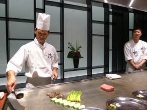 Ginza Onodera - London food blog - Vegetable cooking